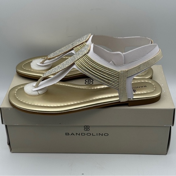Bandolino Kayte2 Gold Sandals 7.5M - Picture 3 of 8